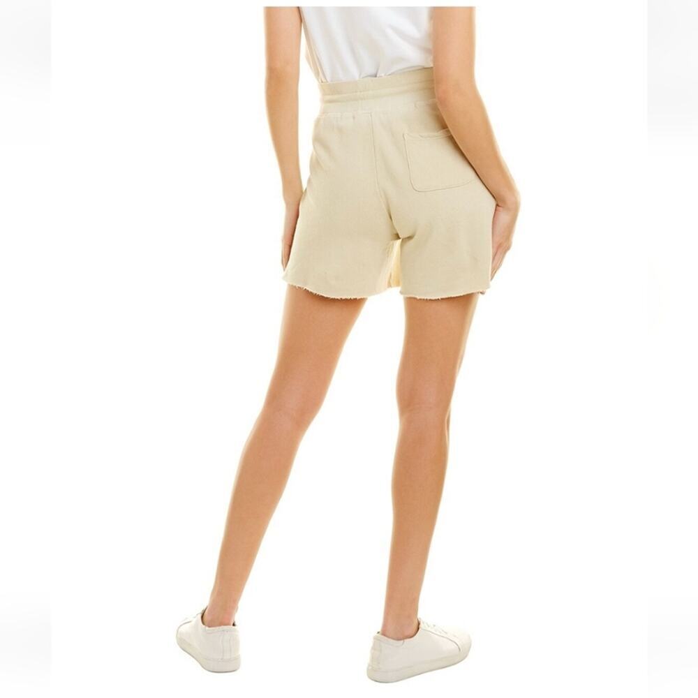 n: Philanthropy NEW Athletic Distressed Pocketed Fleece Shorts Vintage Bone S - Picture 4 of 16